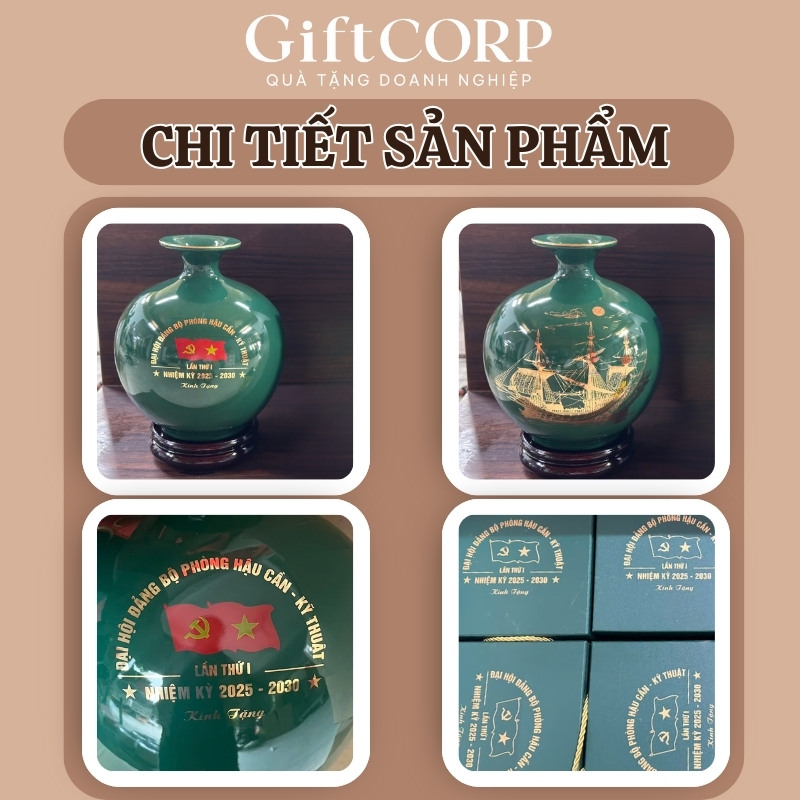 Cận cảnh bình hút lộc được sản xuất tại GiftCorp