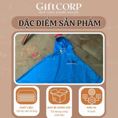 Đặc điểm áo mưa in logo