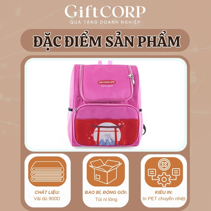 Đặc điểm balo quà tặng in logo