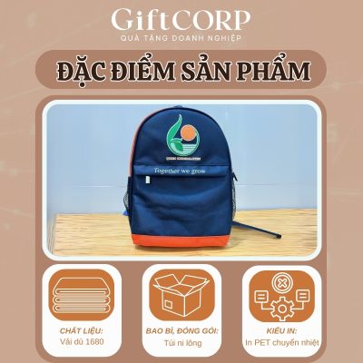 Đặc điểm nổi bật sản phẩm balo quà tặng doanh nghiệp