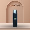 Bình giữ nhiệt quà tặng in logo dung tích 500ml màu đen