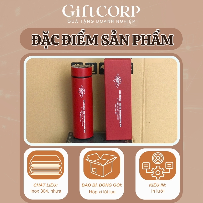 Đặc điểm nổi bật bình giữ nhiệt in logo