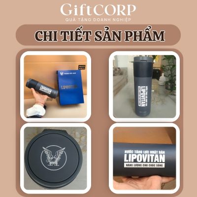 Hình ảnh thực tế các mặt của bình giữ nhiệt