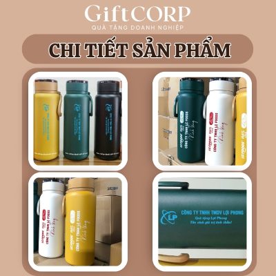 Cận cảnh các màu của bình giữ nhiệt