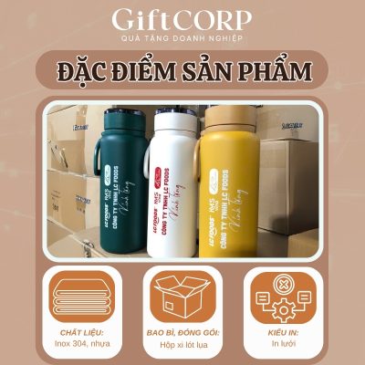 Thông tin chi tiết bình giữ nhiệt in logo