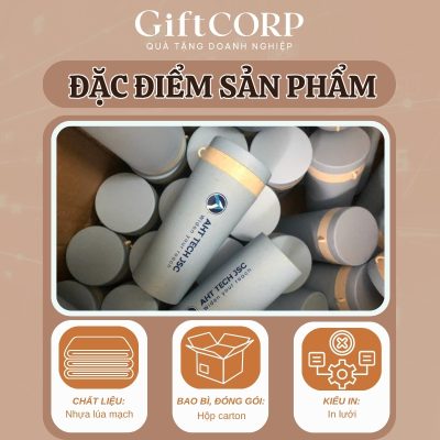 Thông tin nổi bật bình nước nhựa in logo