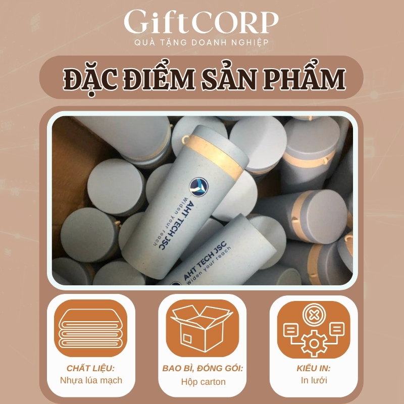 Thông tin nổi bật bình nước nhựa in logo