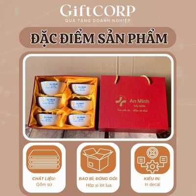 Đặc điểm bộ bát cơm in logo