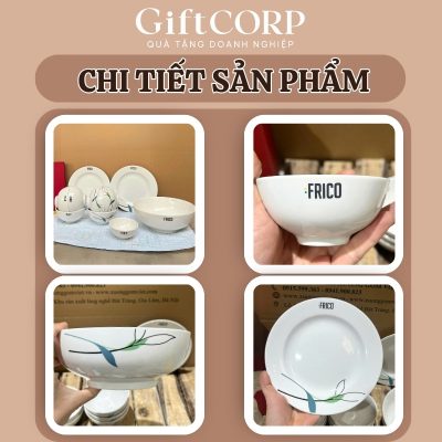 Hình ảnh chi tiết các món trong bộ bát đĩa