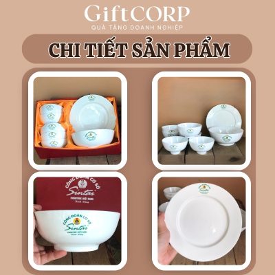 Cận cảnh các món trong bộ bát đĩa