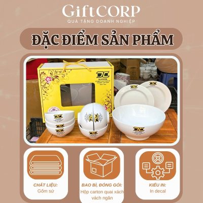 Đặc điểm nổi bật sản phẩm cộ bát đĩa in logo