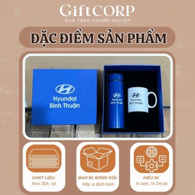 Các thông tin nổi bật của bộ giftset in logo