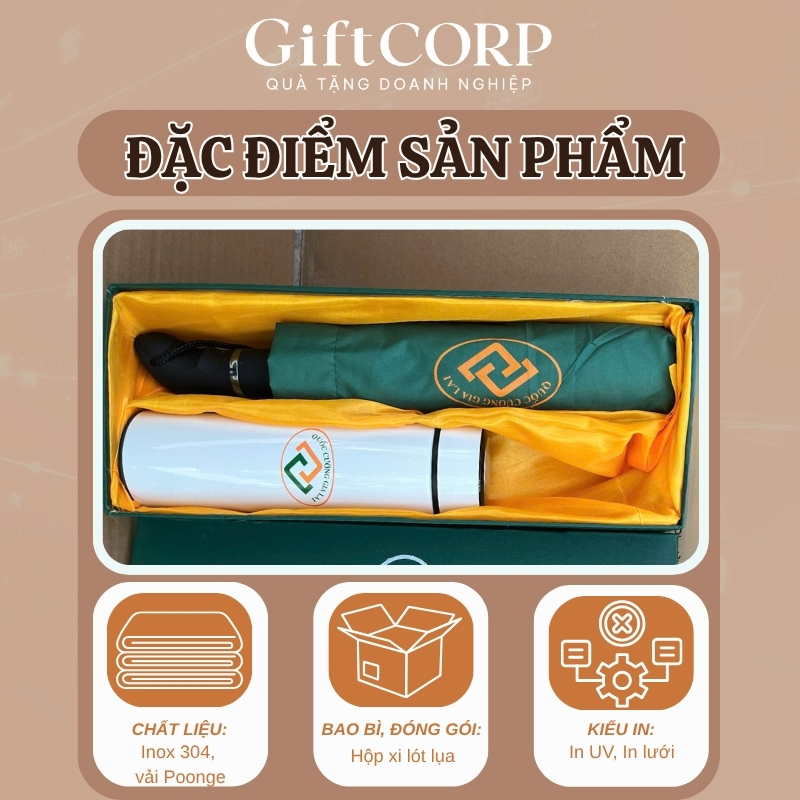 Đặc điểm bộ giftset quà tặng in logo