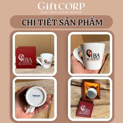 Cận cảnh các mặt bên và logo in sắc nét trên sản phẩm