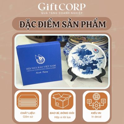 Thông tin cơ bản sản phẩm đĩa biểu trưng in logo