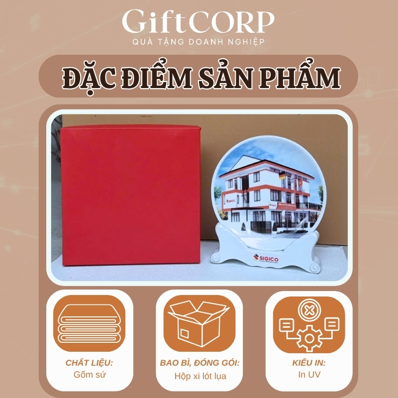 Đặc điểm nổi bật của sản phẩm đĩa biểu trưng in logo