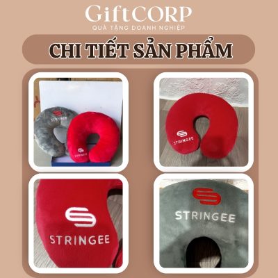 Ảnh thực tế 2 màu đỏ và xám của gấu bông