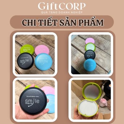 Cận cảnh các màu khác nhau của hộp đựng niềng răng in logo