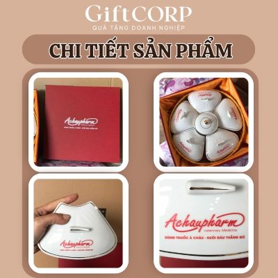 Cận cảnh các chi tiết trong bộ khay mứt