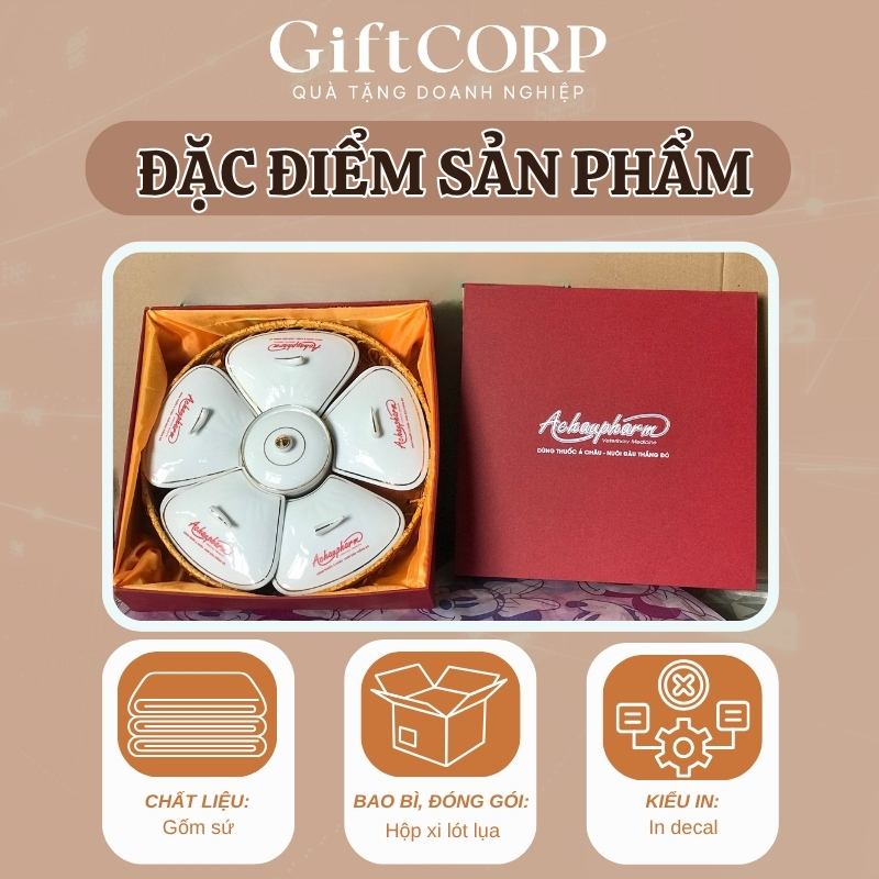 Đặc điểm nổi bật của khay mứt in logo