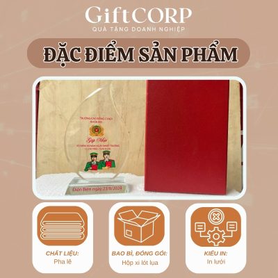 Thông tin cụ thể quà tặng kỷ niệm chương in logo
