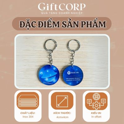 Thông tin nổi bật của sản phẩm móc khóa in logo