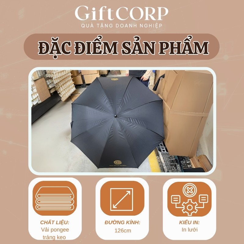 Đặc điểm nổi bật của sản phẩm ô dù in logo