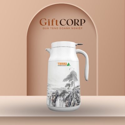 Phích giữ nhiệt quà tặng in logo Rạng Đông dung tích 1.3L PGN-04