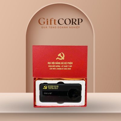 Sạc dự phòng quà tặng in logo thương hiệu AKUS 10.000mAh SDP-04