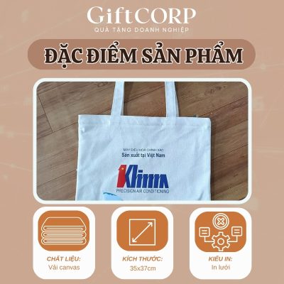 Đặc điểm nổi bật của túi vải in logo