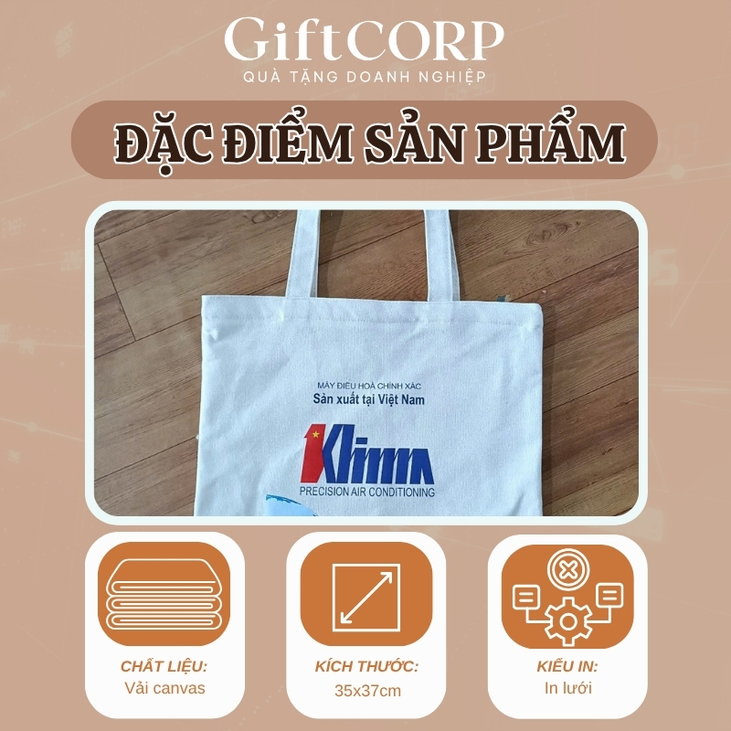 Đặc điểm nổi bật của túi vải in logo