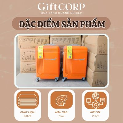 Thông số sản phẩm vali quà tặng in logo