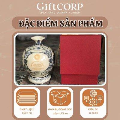 Đặc điểm nổi bật bình hút lộc in logo