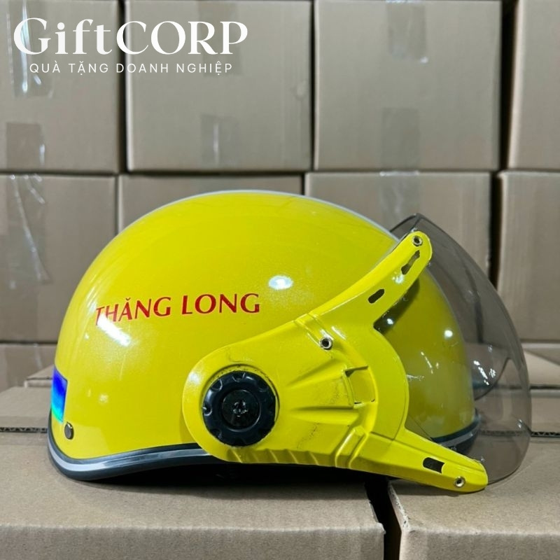 Mũ bảo hiểm quà tặng in logo