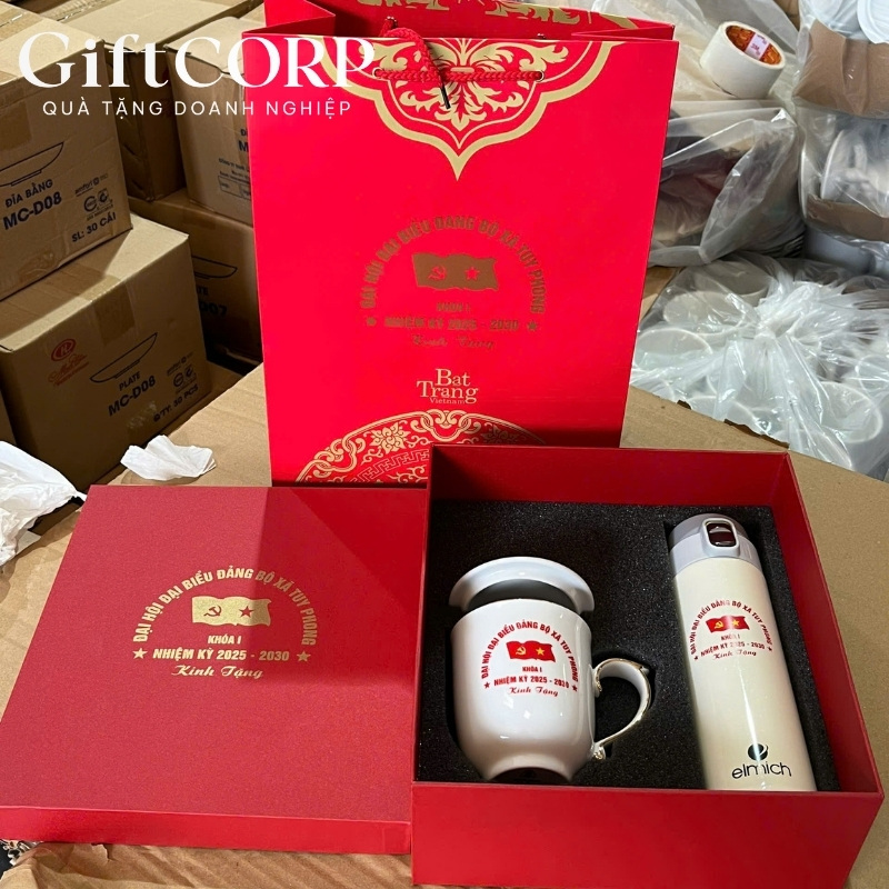 Bộ giftset quà tặng đại hội