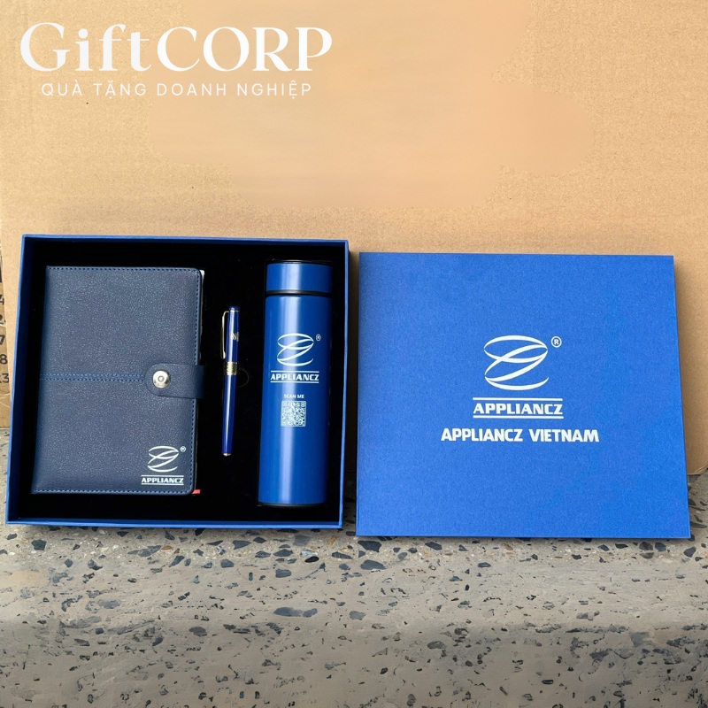 Giftset in logo quà tặng