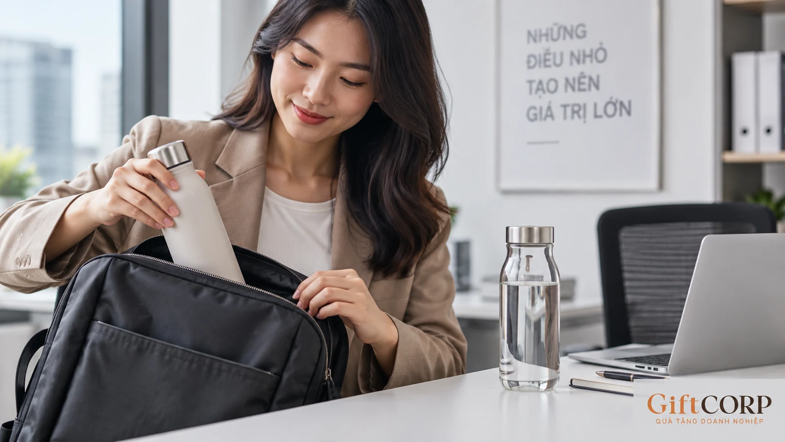 Bình dùng để mang theo được xem cùng bình đặt tại bàn